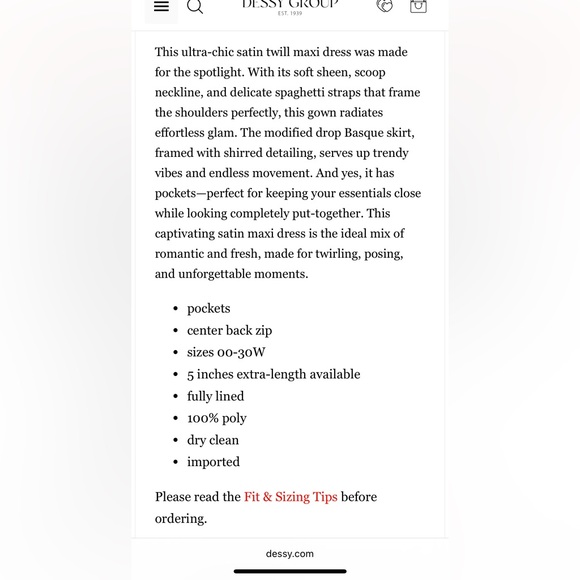 Dessy Collection Satin Twill Spaghetti Strap Ball Gown in Lime - Picture 4 of 7